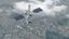 Thumbnail zu Video. Man sieht einen Satelliten aus der Vogelperspektive über eine Stadt fliegen